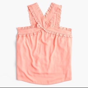 NWT J Crew Drapey Wrap Front Top Blouse Sz 00